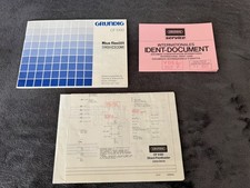 Grundig instrukcja obsługi/schemat do CF-5100 w dobrym stanie