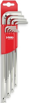 Felo Innensechskant Schlüssel Satz 9-teilig lang mit Kugelkopf 365 HEX 1,5 - ...