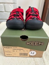 Keen Newport Toddler Size 4 Red Sandal waterproof Summer beach pool New