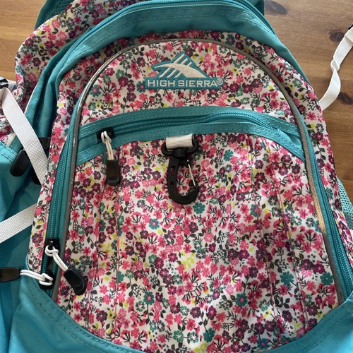 High Sierra Loop Backpack~Toucan/Tropic Teal/White~ Discontinued Fabric - Picture 4 of 8