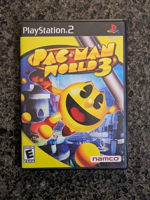Pac Man World 3 (Sony Playstation 2 PS2) Complete w/ Manual Tested Namco - Works