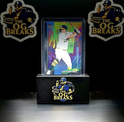 2026 Topps Finest Nick Kurtz Oil Spill SSP Case Hit Oakland Athletics