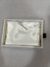 Blissy 100 Mulberry Silk ONE STANDARD Pillowcase White New