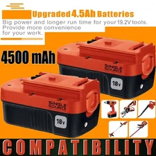 2-Pack 18V for Black and Decker HPB18 18 Volt 4.5Ah Battery HPB18-OPE 244760-00A