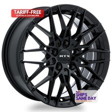 One 18inch Gloss Black Alloy Wheels 5lug Rim For Honda Accord Civic Cr-v Rh5 Rt
