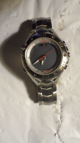 Timex Stranger Than Fiction Watch Ironman Analog Digital T56371 Vintage