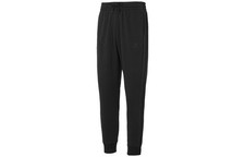 adidas Essentials Fleece 3-Stripes Tapered Cuff Pants Black