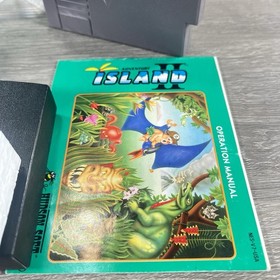 Adventure Island II Complete In Box  Nintendo Entertainment System NES Tested