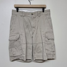 Vintage Polo Ralph Lauren Cargo Shorts Men's Size 32 Beige 10" Inseam Preppy