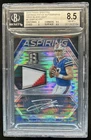 2018 Panini Spectra Josh Allen Aspiring Patch Auto Black Light RC #/10 BGS 8.5/9