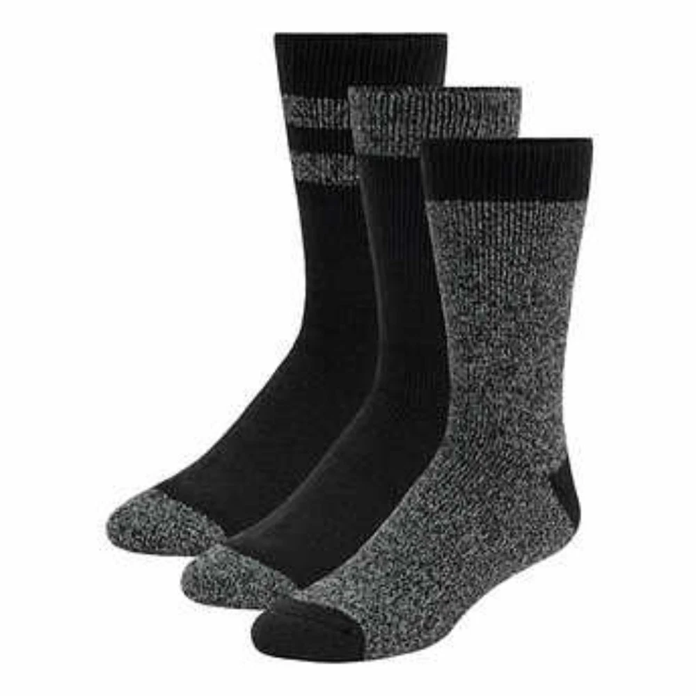 Avalanche Men's Ultimate Thermal Crew Sock, 3-pair
