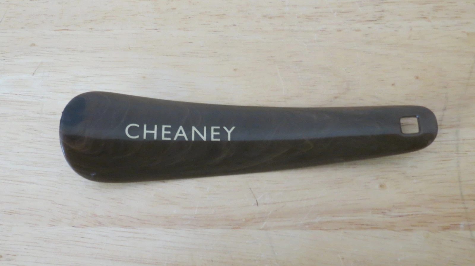 Joseph Cheaney Shoe Horn Plastic London Travel Northampton England Brown.