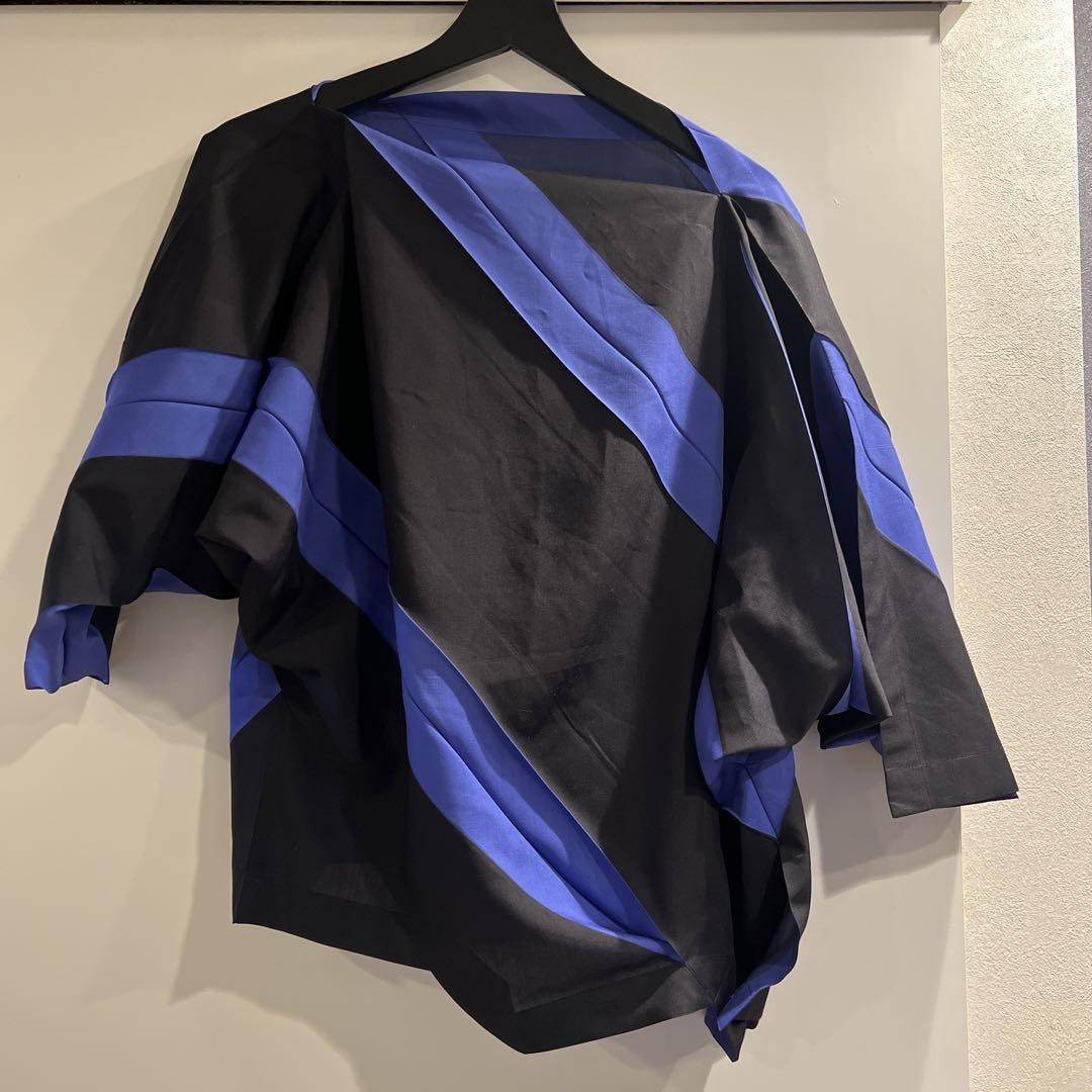 Issey Miyake 132 5. Blouse Women's Clothing Stripe Color