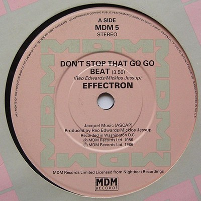Effectron - Don't Stop That Go Go Beat - Used Vinyl Record 7 - G8100z