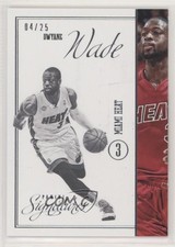 2012-13 Panini Signatures Stars 4/25 Dwyane Wade #181 HOF 7f0