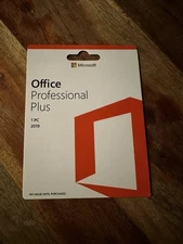 Microsoft Office Pro Plus 2019 1 PC Genuine Lifetime Sealed Card