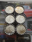 6..Rolls Of Liberty Endururing Half Dollars. Free...Shpping.And Gems