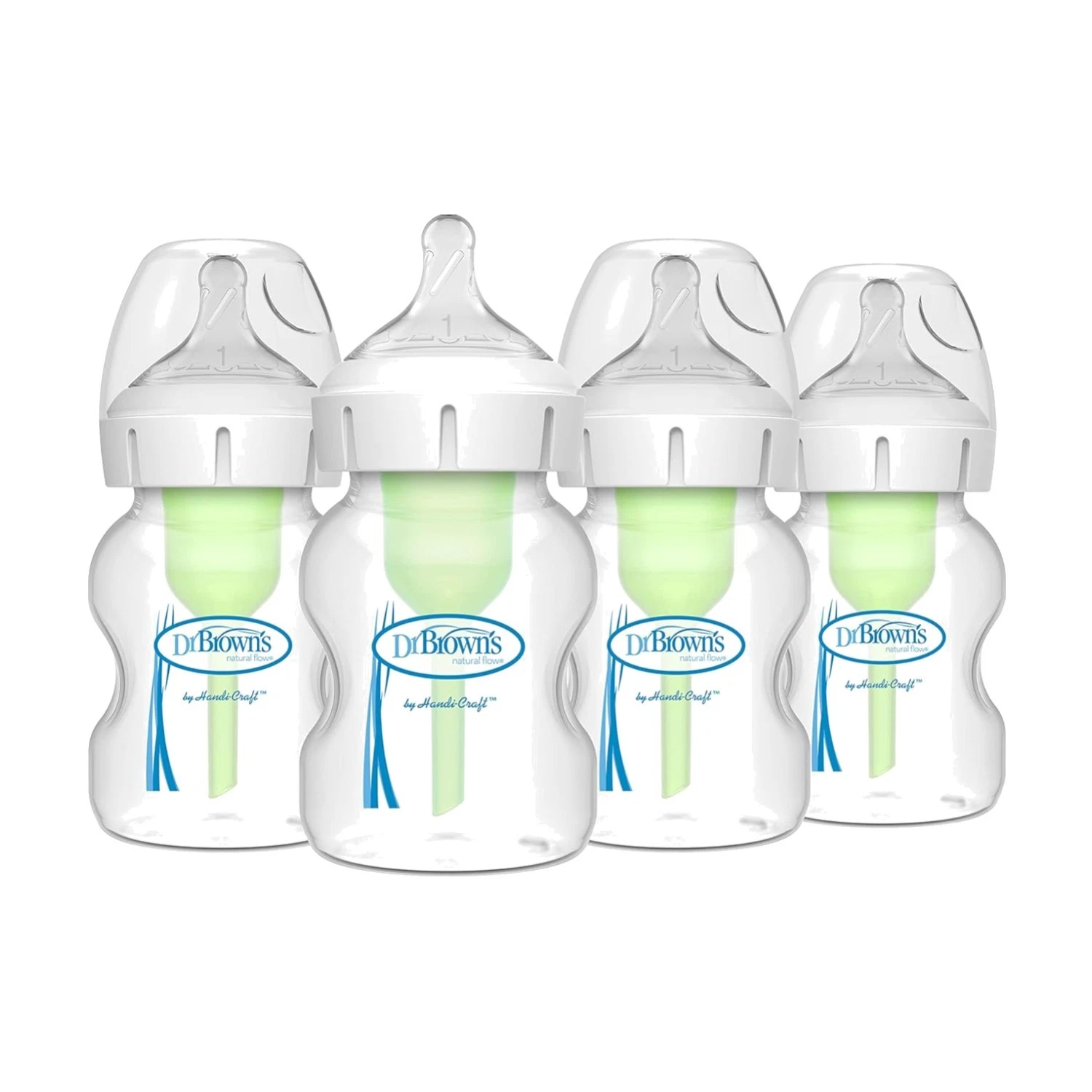 Dr. Brown’s Anti-Colic Wide-Neck Baby Bottles 4-Pack