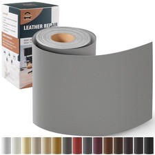 Selbstklebendes Lederreparaturset Grau 10 x 2...