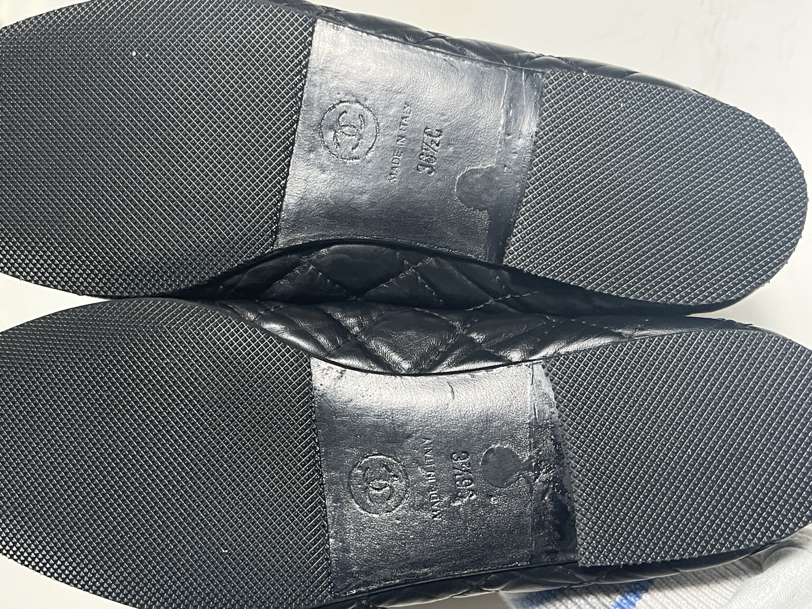 Chanel Classic Cushioned Leather Ballet Flats 36.5 thumbnail 8