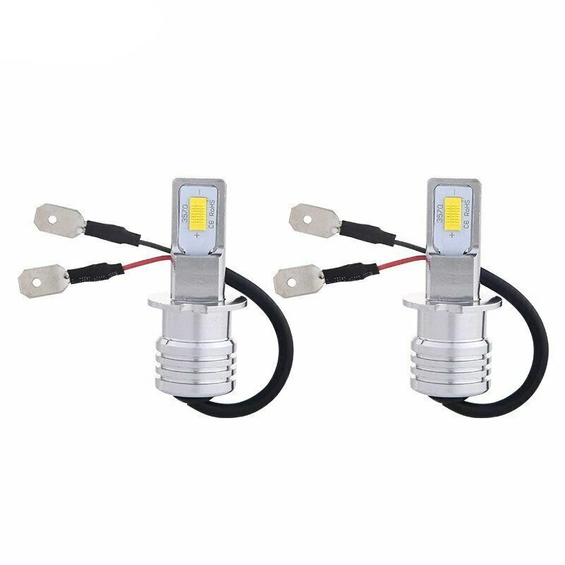 2PCS H3 LED HEADLIGHT CONVERSION CAR BULBS KIT 3000K XENON FOG Lamp Bulbs Yellow - Image 4 of 4