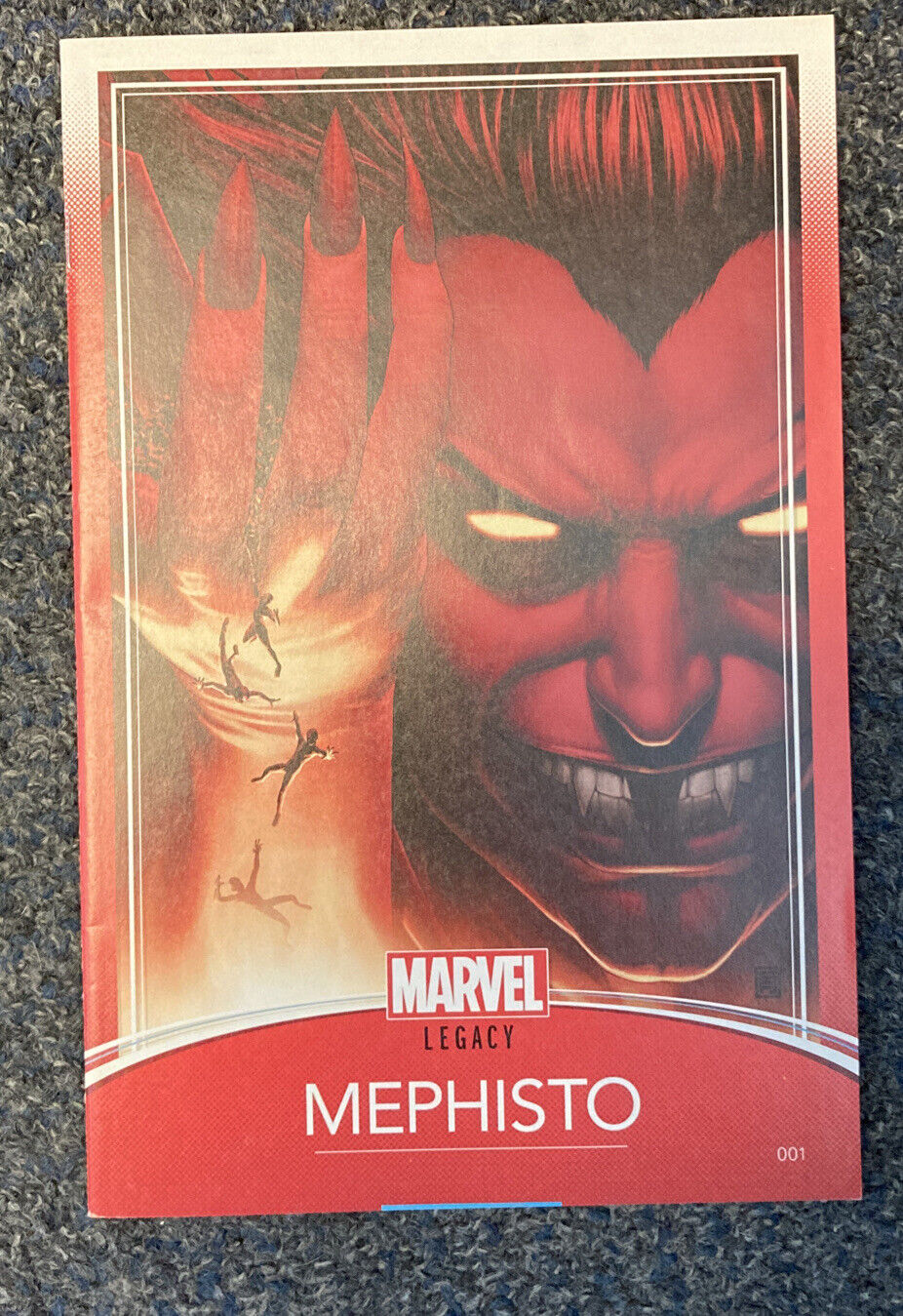 Marvel Comics Doctor Strange Damnation 1 JTC Trading Card Variant Cover Mephisto Bomba kupująca nową pracę