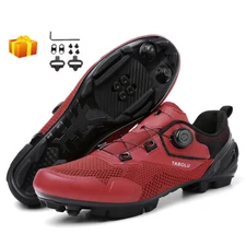 Mens and Womens mtb Bike Shoes Cycling Shoes Road Anti-slip Spikes Bike Sneaker 