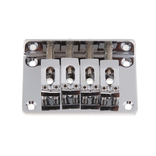 Silber 4-String Bass E-Bass Bridge Brücke - Bild 5 von 7