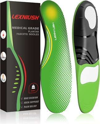 220+ Lbs Heavy Duty Support Plantar Fasciitis Insoles Arch Support Work Boot Sh
