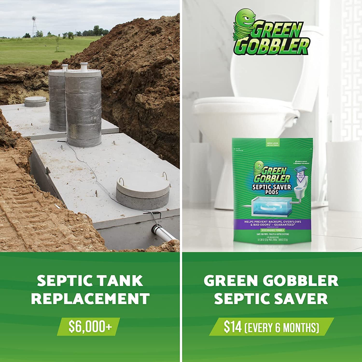 Septic Tank Treatment Packets 6 Month Septic Tank Supply ArcadeModUp