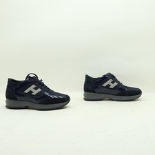 Shoe Hoogan Interactive Used Number: Cod.SS3389 Fabric Blue Woman