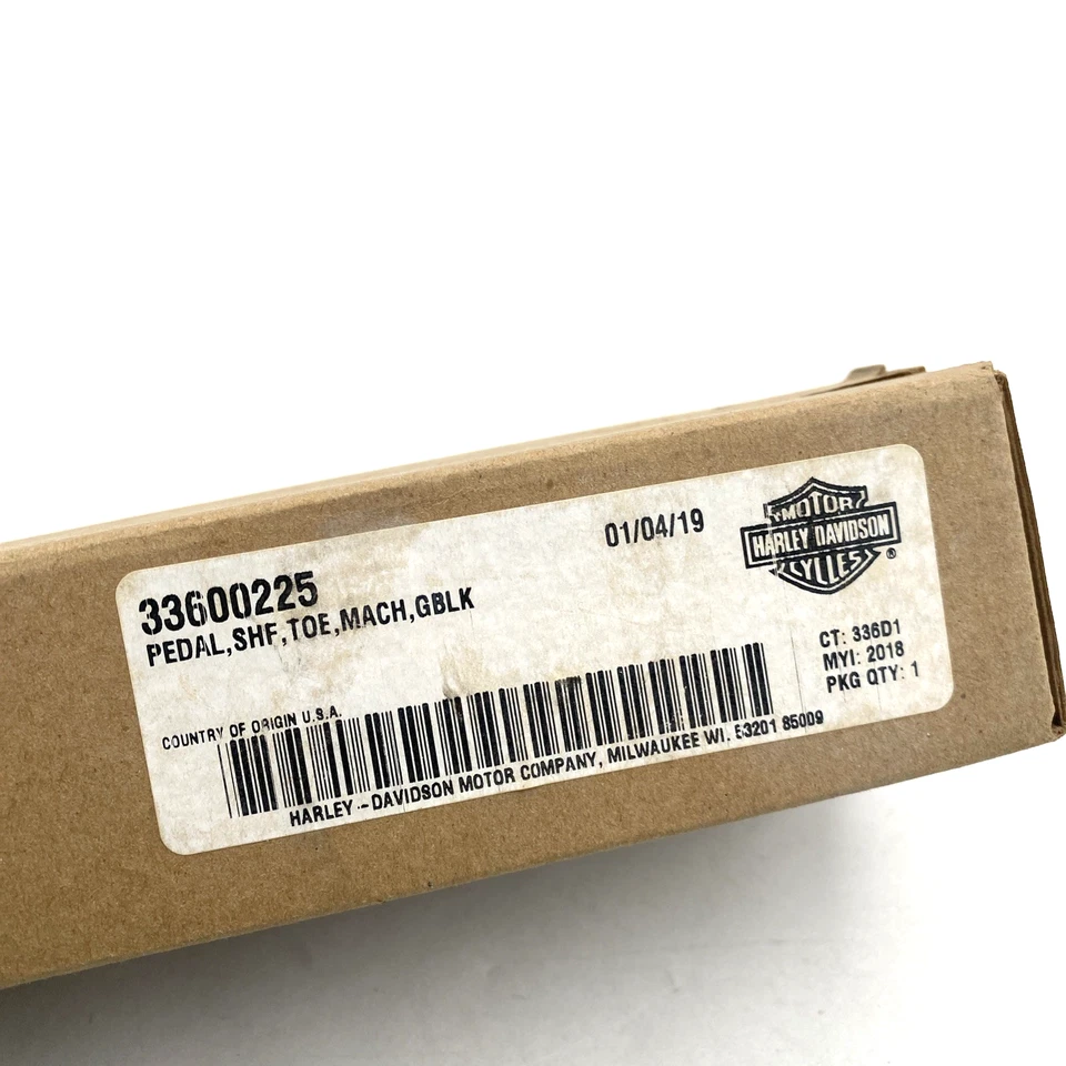 Palanca de cambios Touring OEM Harley 33600225 negro brillante mecanizado CVO puntera Foto 2 de 4