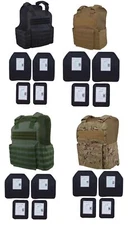 Tactical Scorpion 4 Pc Level IIIA Stab Resistant Body Armor Plates Muircat Vest