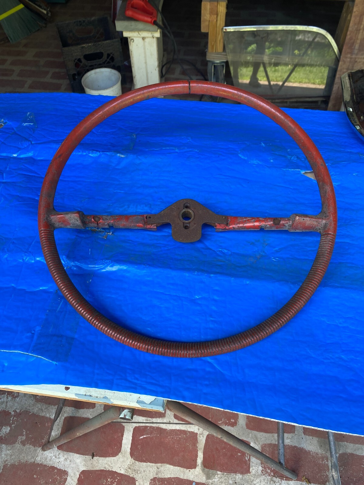 1955 Ford Thunderbird Steering Wheel, Original Needs to be Restored eBay