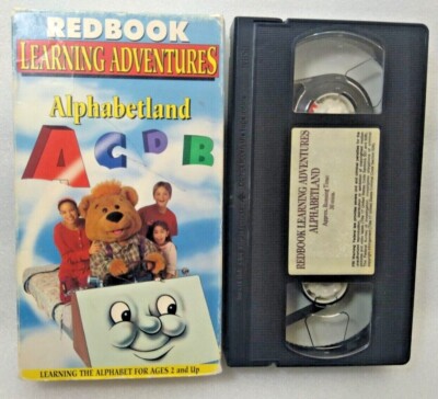 VHS Redbook Learning Adventures: Alphabetland (VHS, 1994)