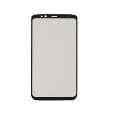 Front Top Outer Glass Lens Cover Screen Frame Part fits for Samsung S8- Black