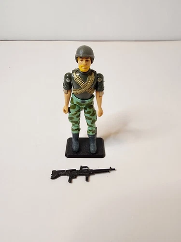 1982 Vintage GI Joe Rock n Roll v1 Straight Arm Figure & Accessories *Complete