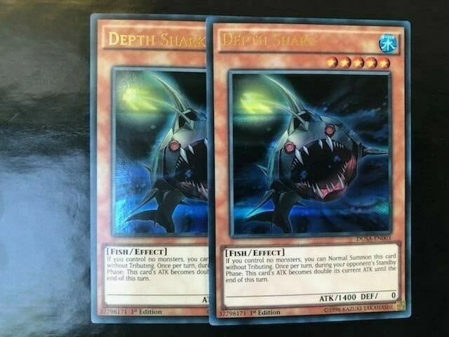 YUGIOH FISH DECK- SHARK- SUPERANCIENT DEEPSEA KING- FISHBORG- WATER- NEAR MINT - Image 4 of 4