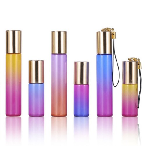 50x 5ml 10ml Glass Roll On Bottles Perfume Roller Ball Essential Oils Pendant