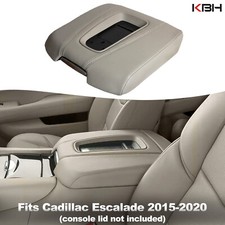 For Cadillac Escalade 2015-2020 Center Console Lid Armrest Cover Trim Shale Tan