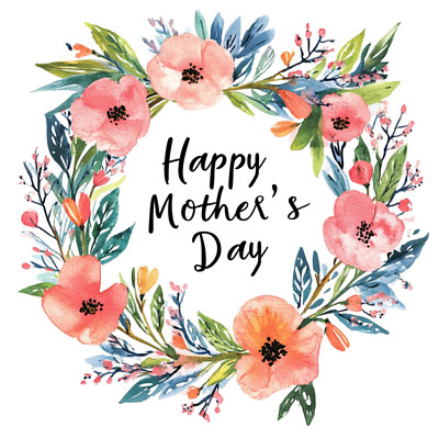 XXL 30X30 Car Sticker Mothers Day Wreath Decal