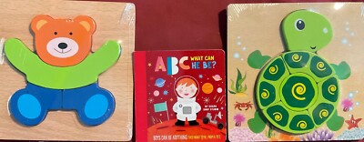 2 Toddler Puzzles & ABC Book