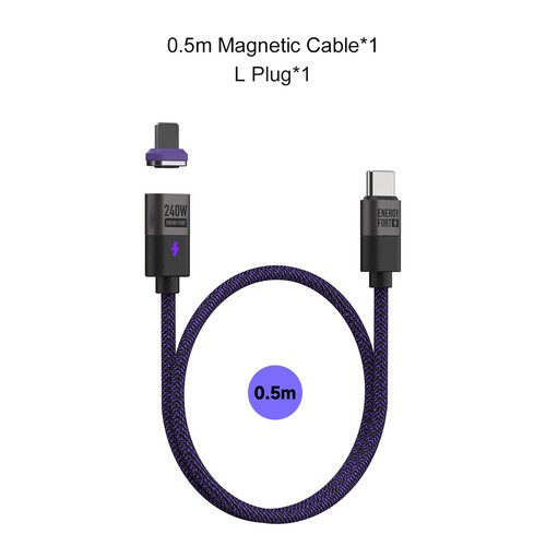 Magnetic USB C fast charging cable Data PD 240W 40Gbps for iPhone Huawei Samsung - Picture 16 of 17