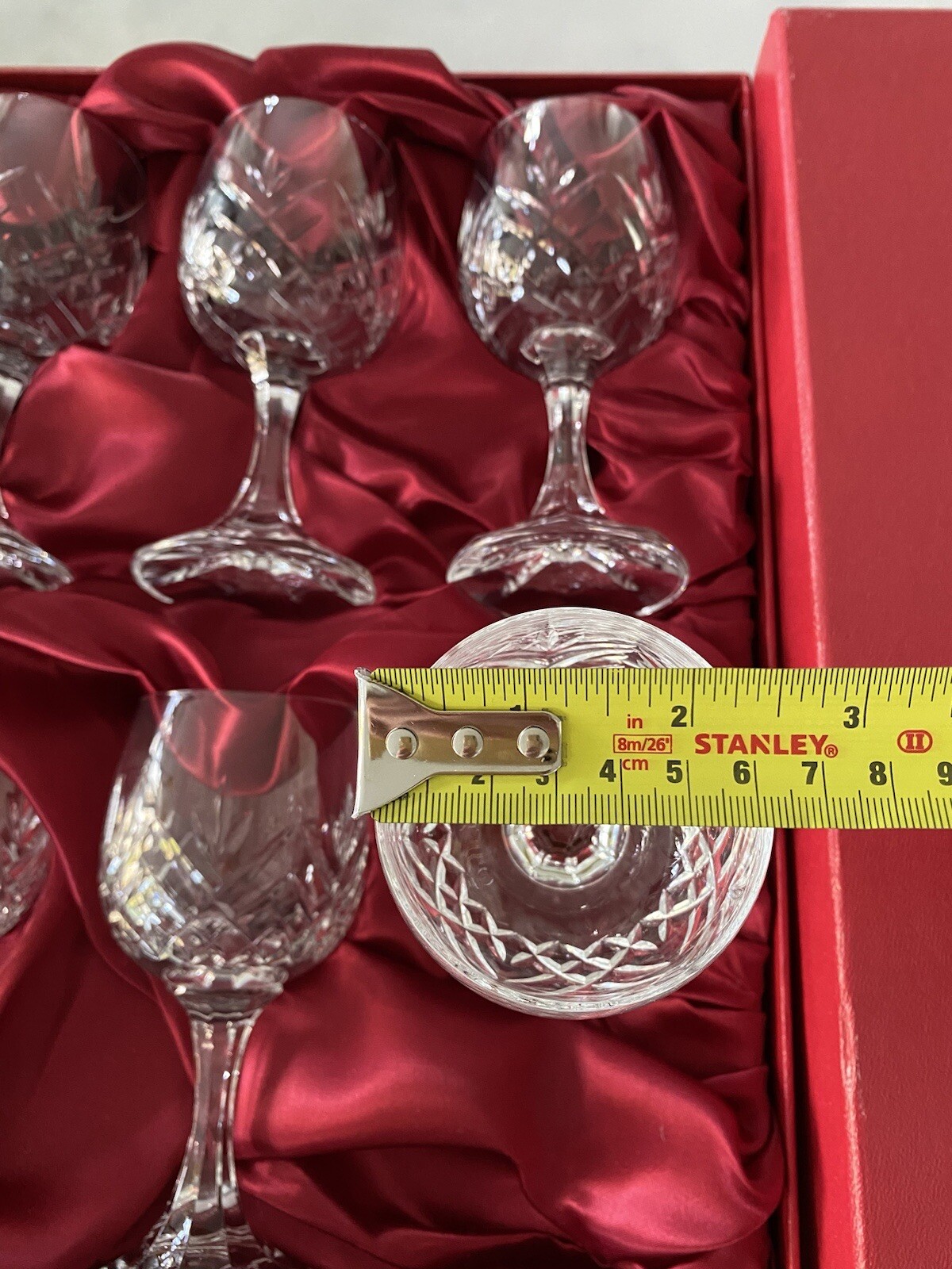 Collection Only Schott Zwiesel Cristallerie Set Of 6 Crystal White Wine Glasses eBay