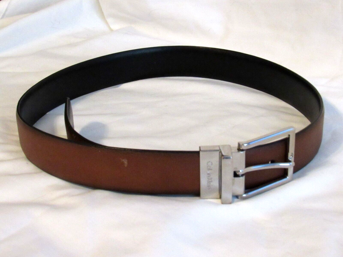 Genuine Leather Leather Belt Conditioner Men's Reversible Calvin