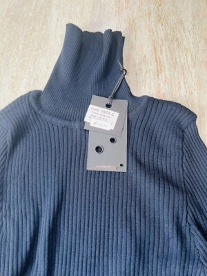LCR Blach Edition Men Turtle Neck Color Navy Size: XXL Made In Turkey