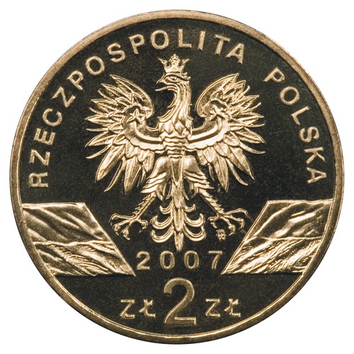 POLAND 2 ZLOTE 2007 Y# 578 GREY SEAL VIEW UNC - Picture 2 of 2