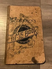 VTG Handwritten Employee Time Log Book