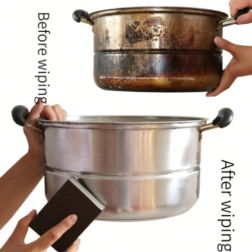 5pcs Emery Magic Sponge Scrubbers – Rust Remover for Pots, Pans & Dishes-NEW - Picture 6 of 10