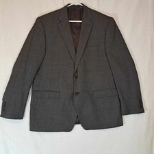Lauren Ralph Lauren Blazer Mens 48R Gray Wool Two Button Jacket